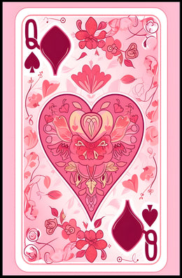 Queen of Spades Artistic Poster for Elegant Home Decor PosterGoat