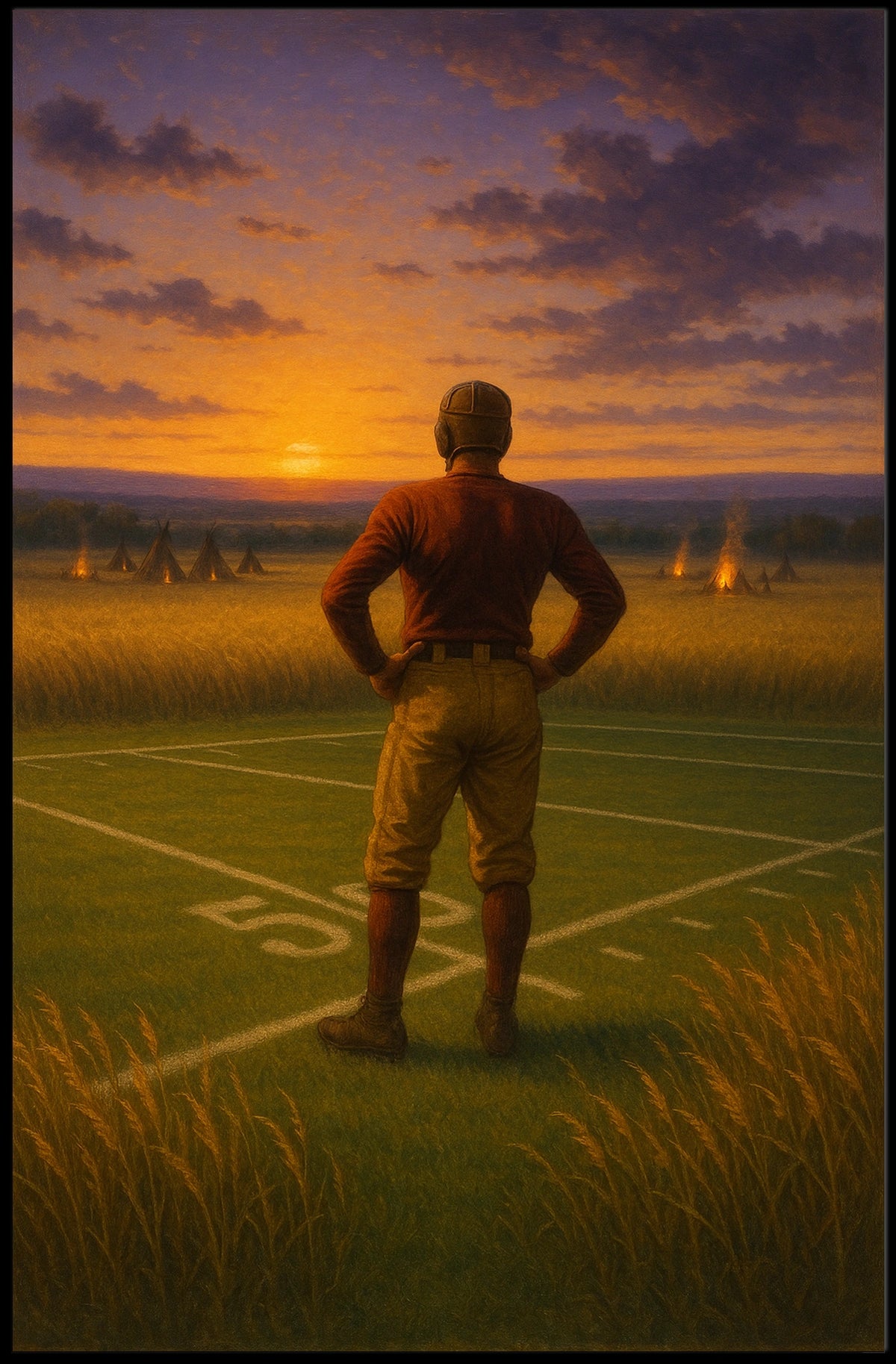 Field of Dreams Jim Thorpe Poster