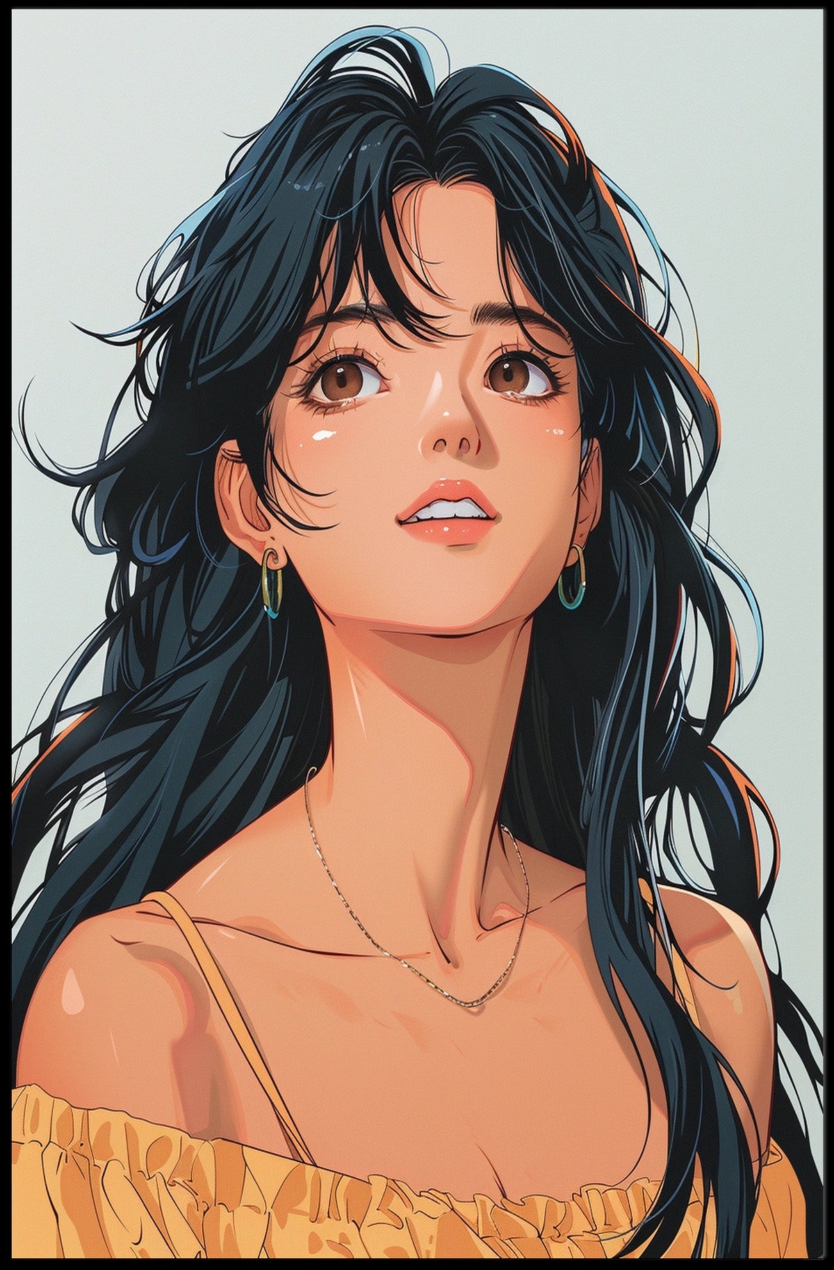 Radiant Portrait Poster