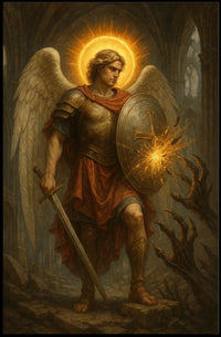 Archangel In Battle Poster