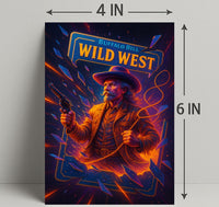 Buffalo Bill Wild West Wall Art Print PosterGoat