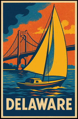 Delaware Travel Poster