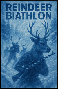 Reindeer Biathlon Poster