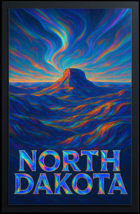 North Dakota Vibrant Landscapes Poster