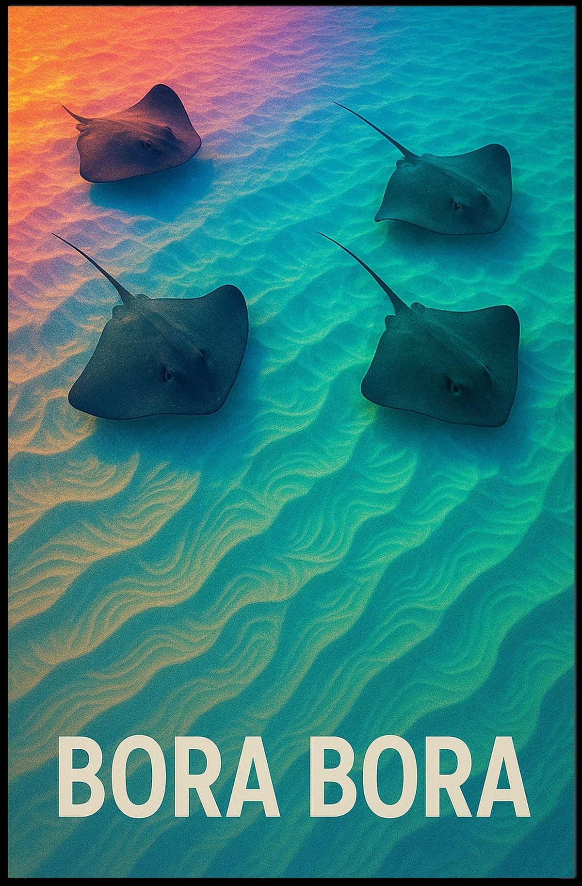 Bora Bora Serenity Poster