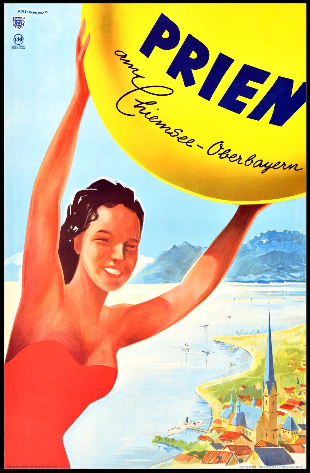 Prien Am Chiemsee Oberbayern Poster