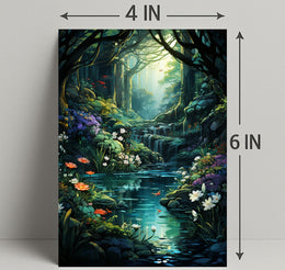 Enchanted Forest Oasis Poster