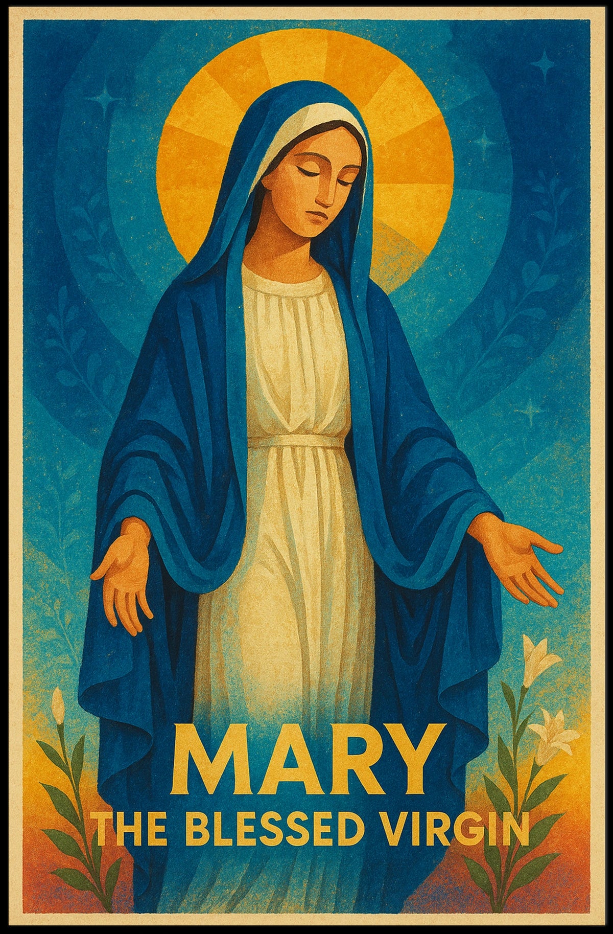 Mary The Blessed Virgin Poster