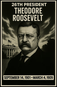 Theodore Roosevelt 26Th President Poster