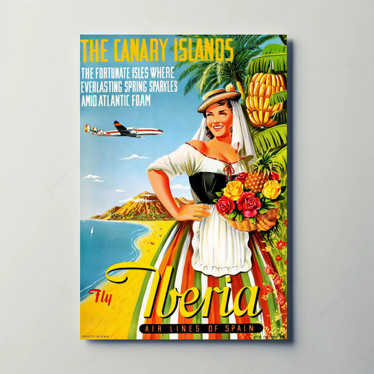 Canary Islands Travel Poster