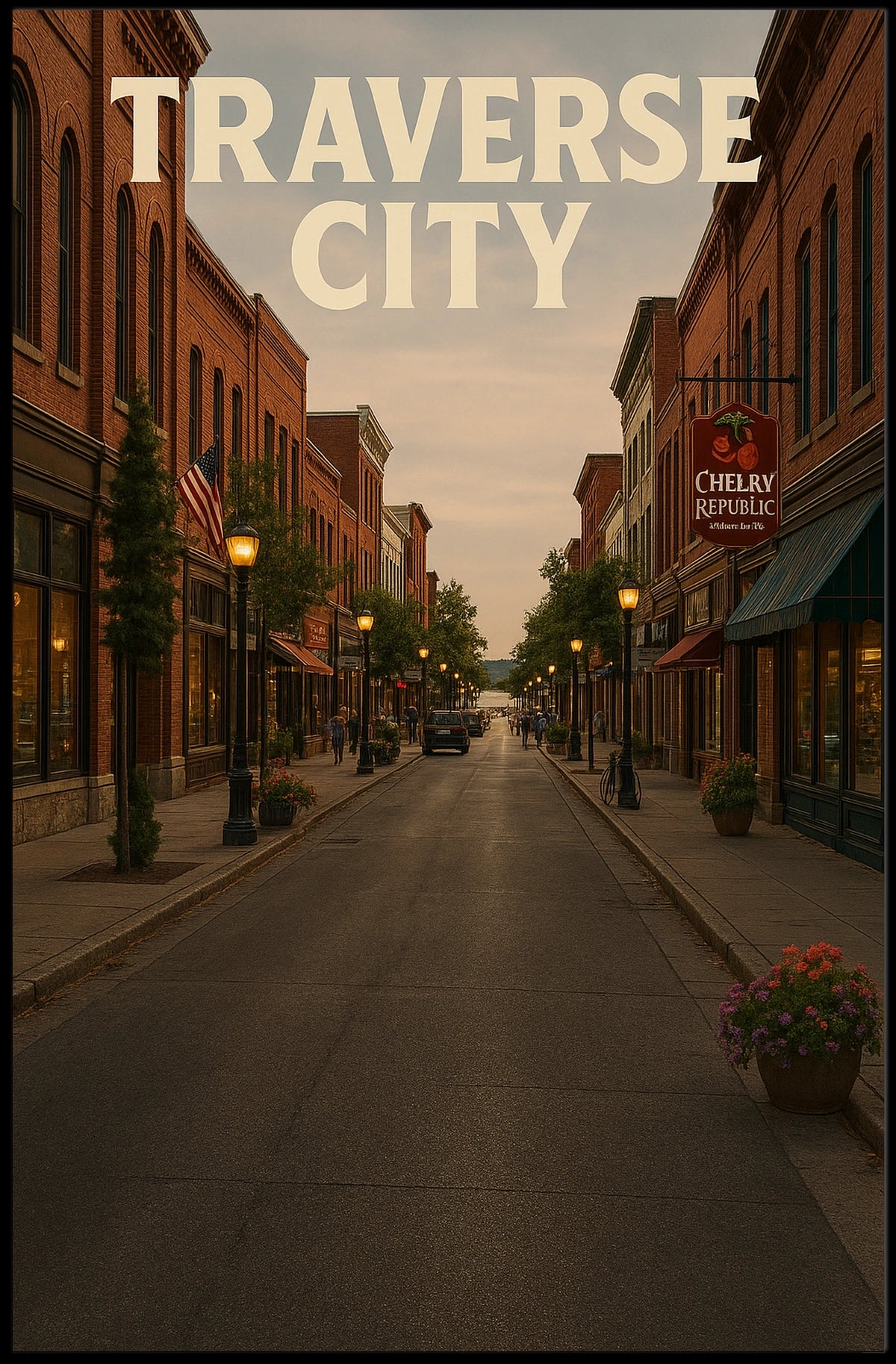 Traverse City Charm Poster