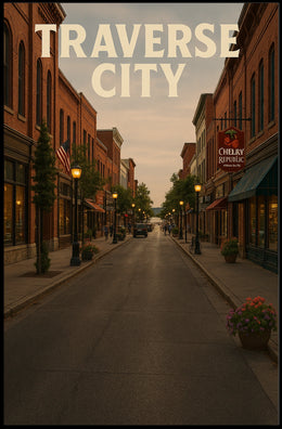 Traverse City Charm Poster