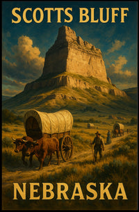 Scotts Bluff Nebraska Poster
