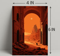 Journey Through The Arches Poster PosterGoat