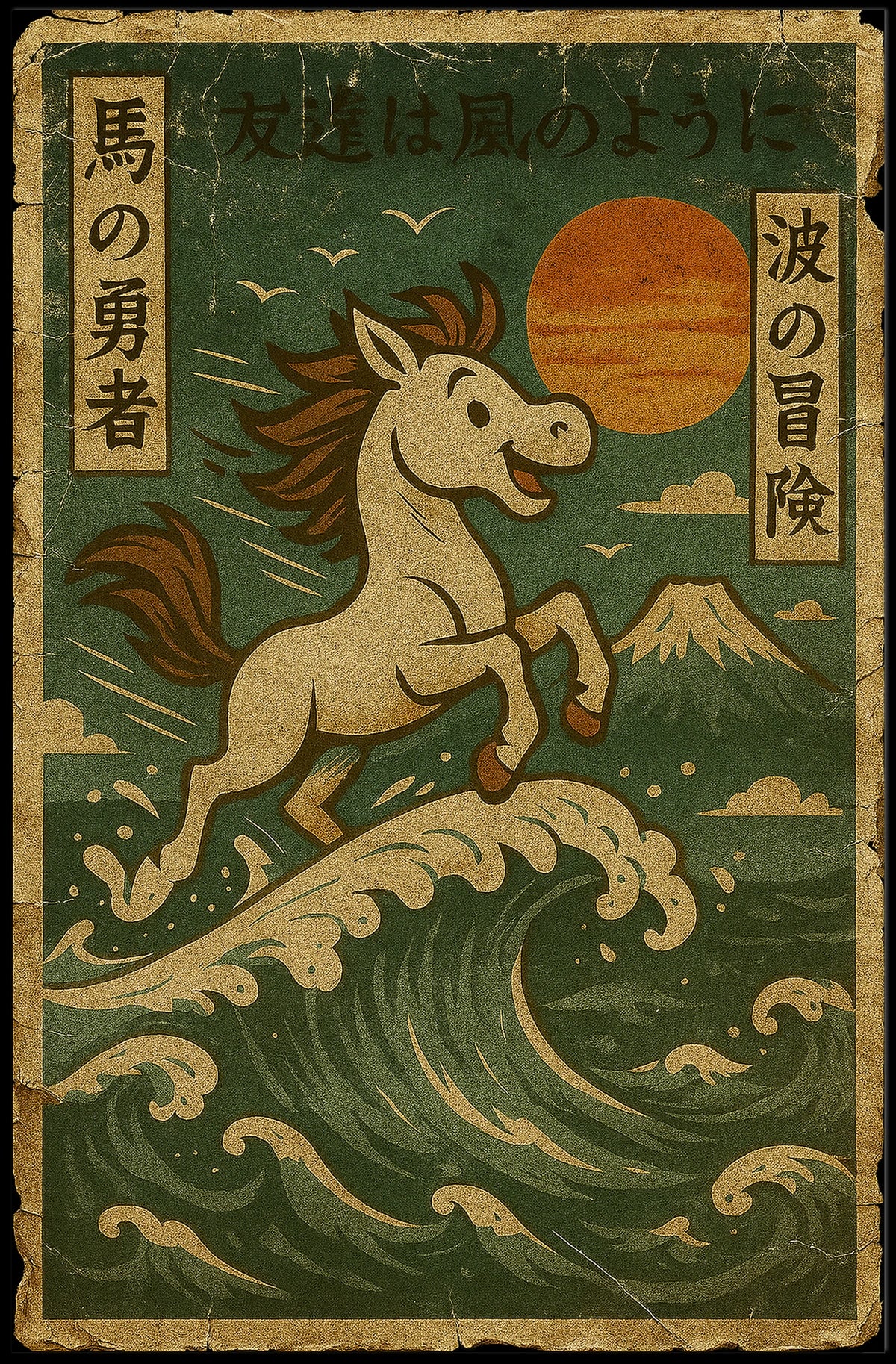 The Adventurous Horse Poster