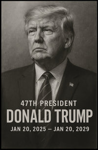 Donald Trump 47th President Poster