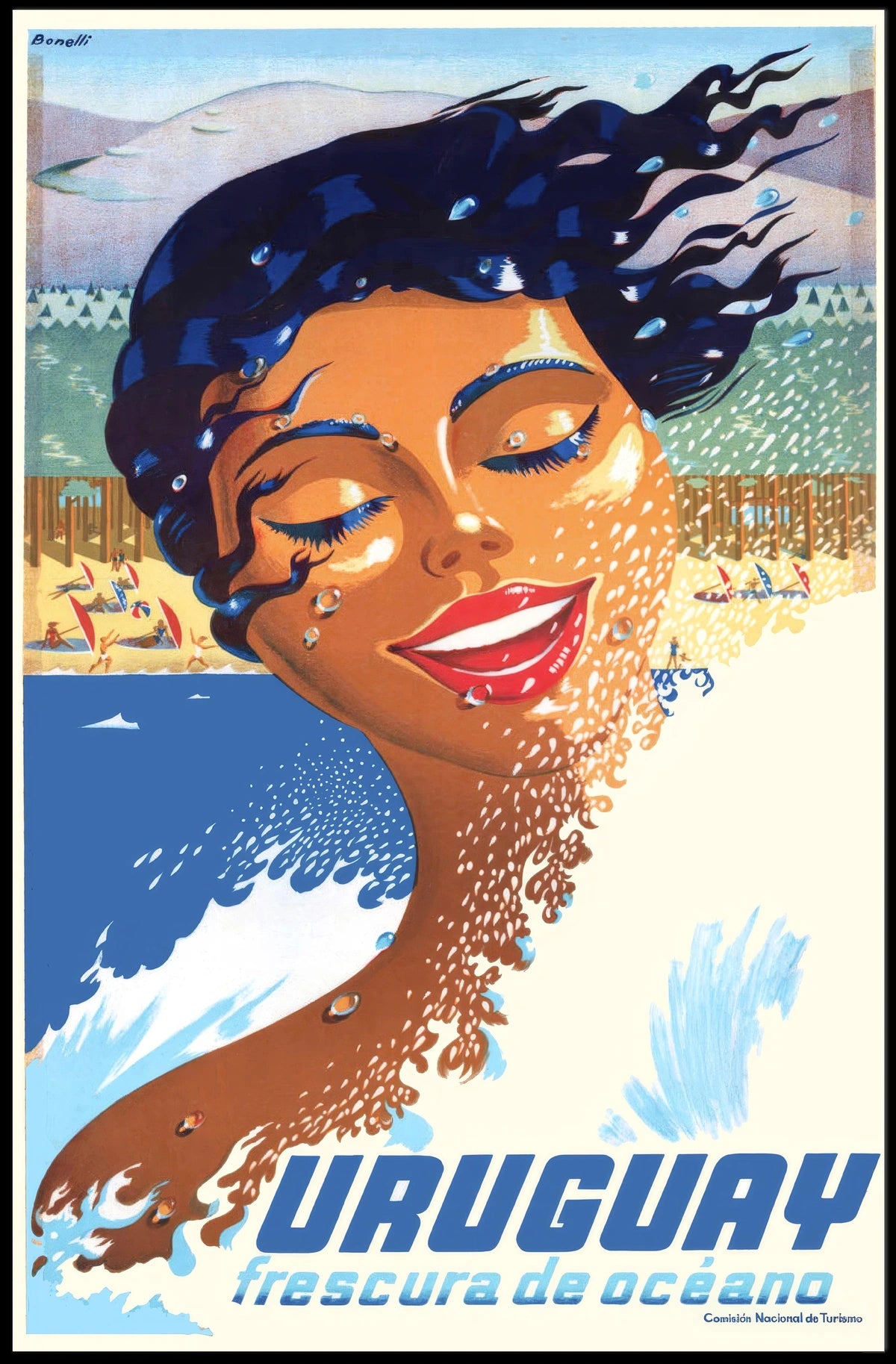Uruguay Frescura De Océano Poster