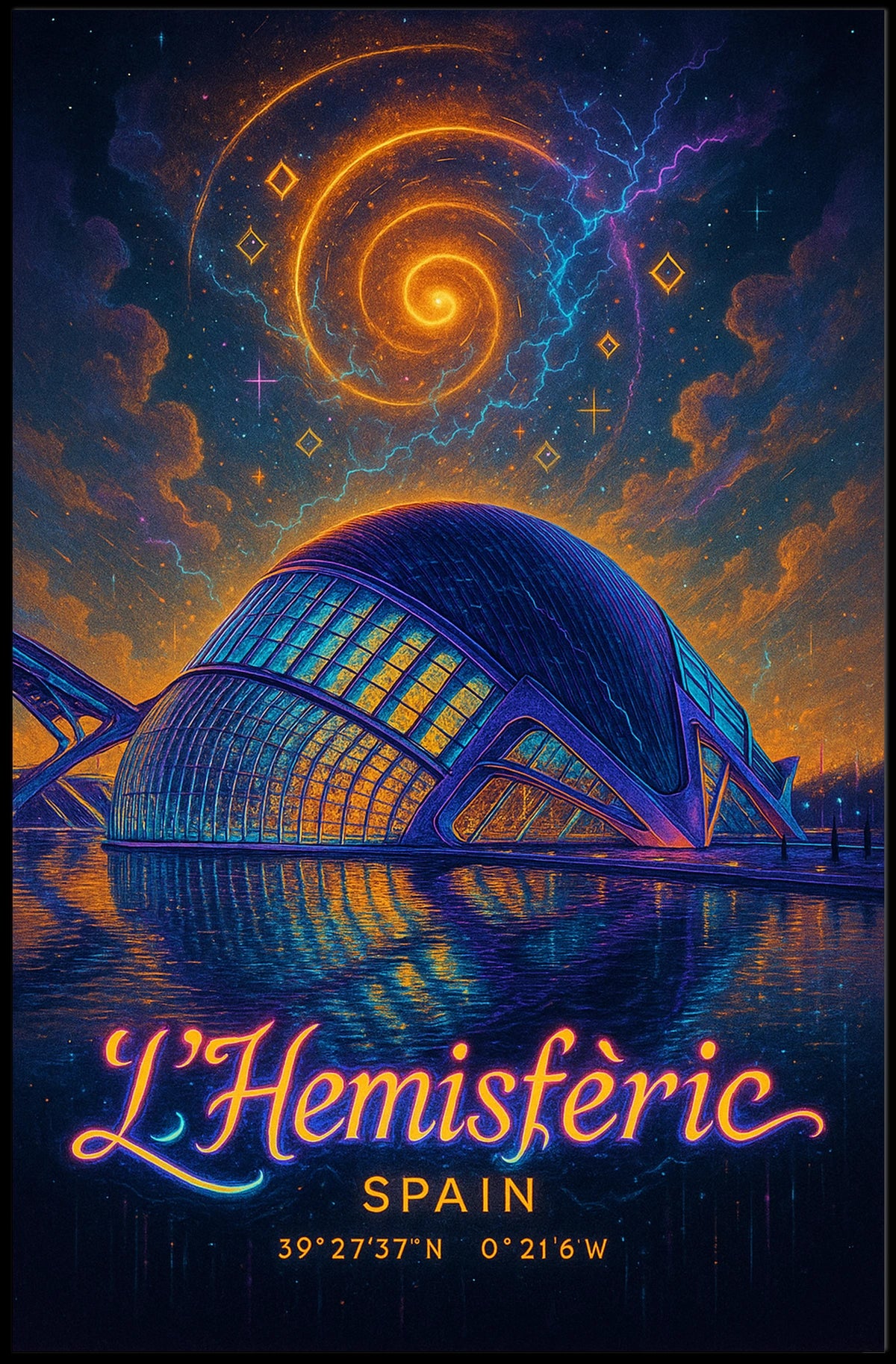 LHemisfèric Spain Poster