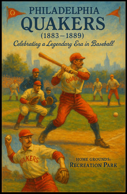Philadelphia Quakers Celebrating A Poster