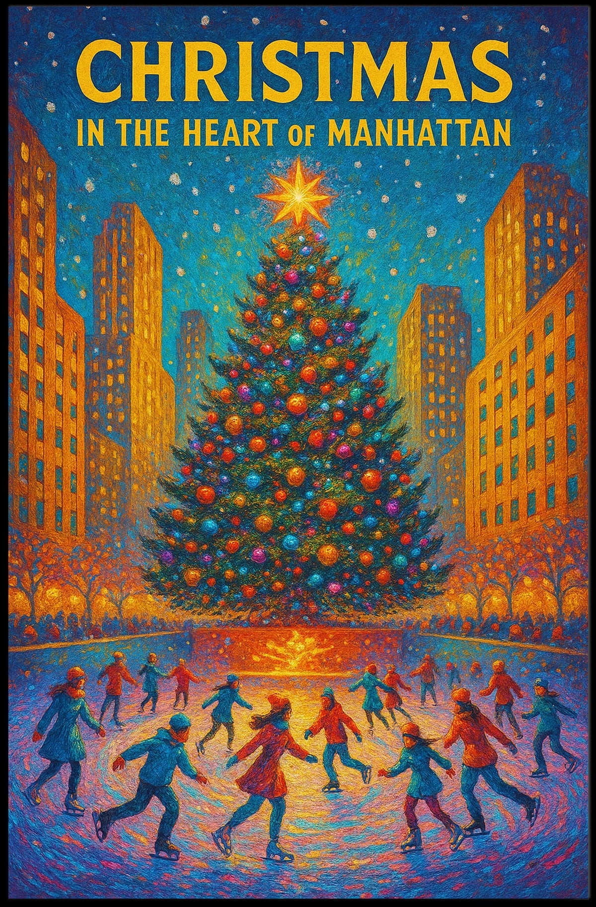 Christmas In The Heart Of Manhattan Poster