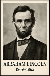 Abraham Lincoln Tribute Photography Poster