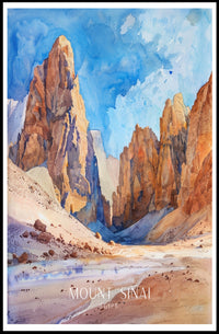 Mount Sinai Landscape Poster PosterGoat