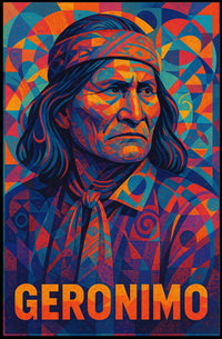 Geronimo Vibrant Tribute Poster