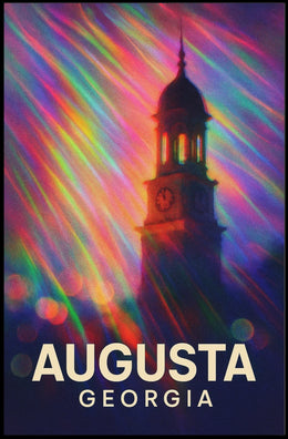 Augusta, Georgia Vibrant Landmark Poster