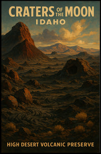 Craters Of The Moon Idaho Poster