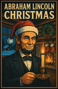 Abraham Lincoln Christmas Poster