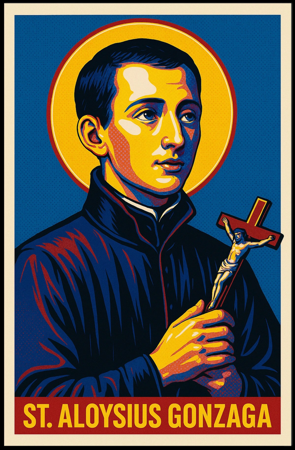 St. Aloysius Gonzaga Poster