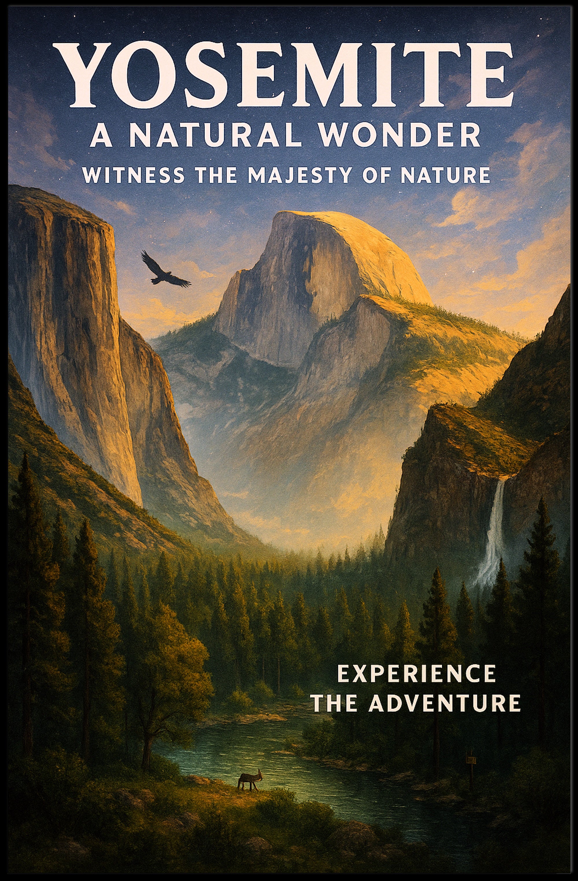 Yosemite A Natural Wonder Poster