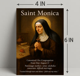 Saint Monica Poster PosterGoat