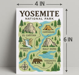 Explore Yosemite National Park Poster PosterGoat