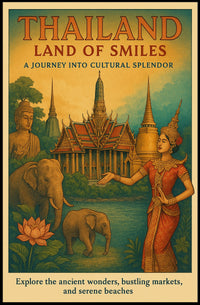 Thailand Land Of Smiles Poster