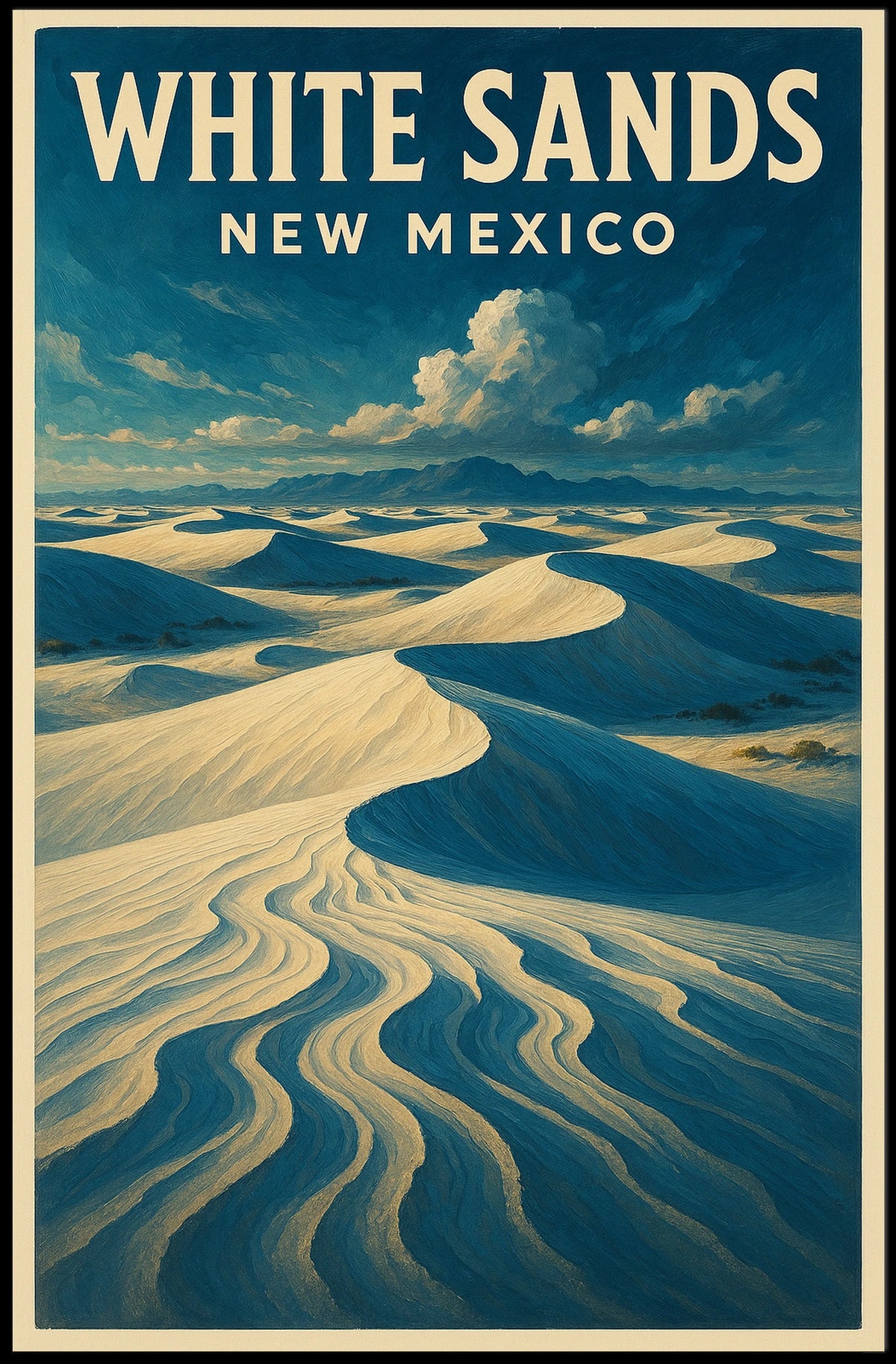 White Sands New Mexico Poster