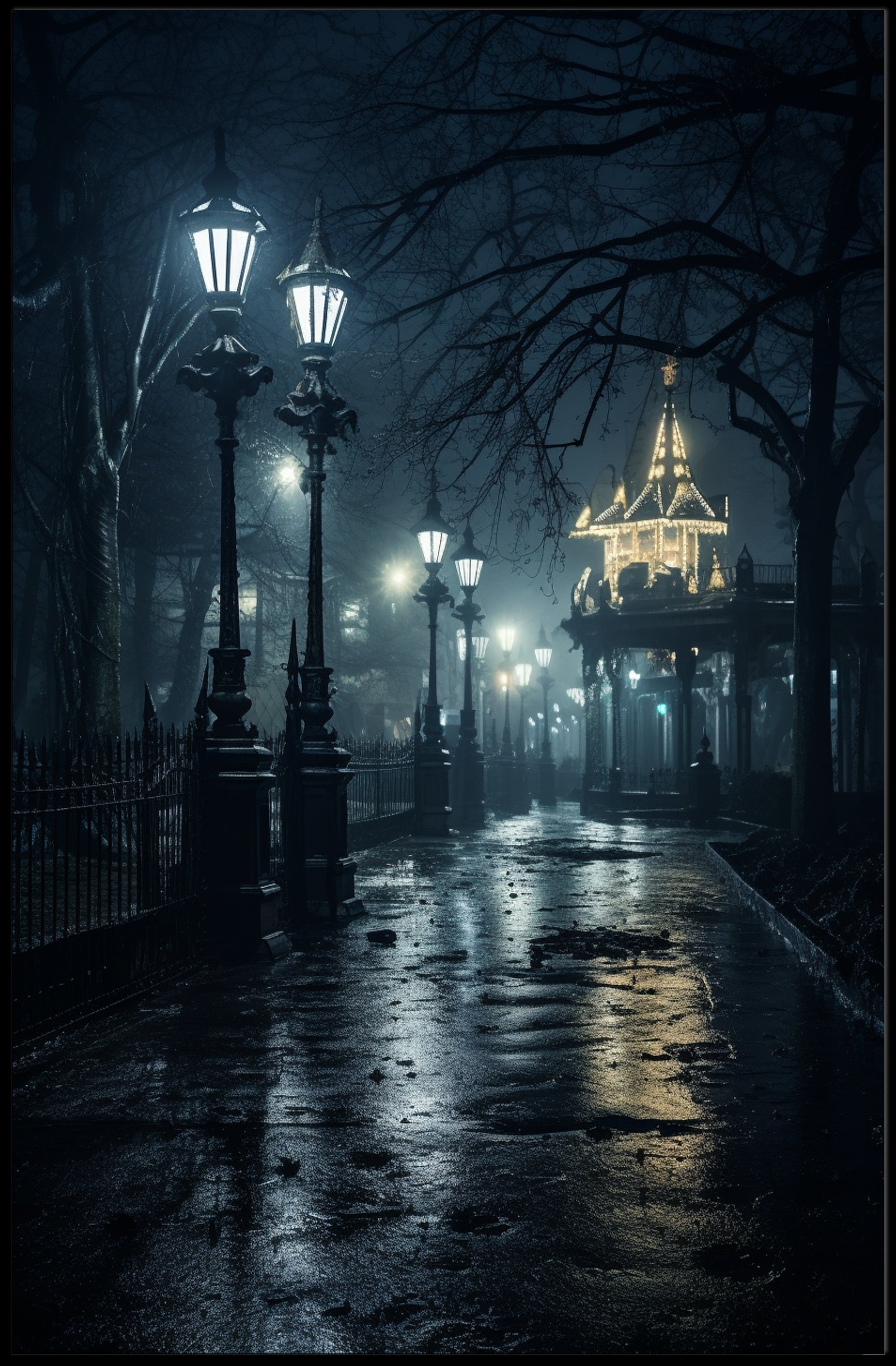 Enchanted Evening Stroll Poster