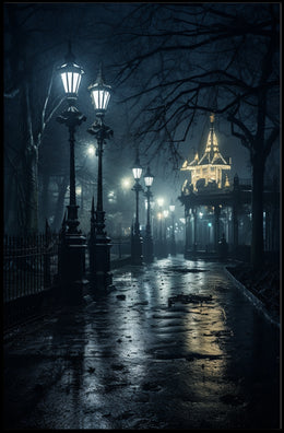 Enchanted Evening Stroll Poster