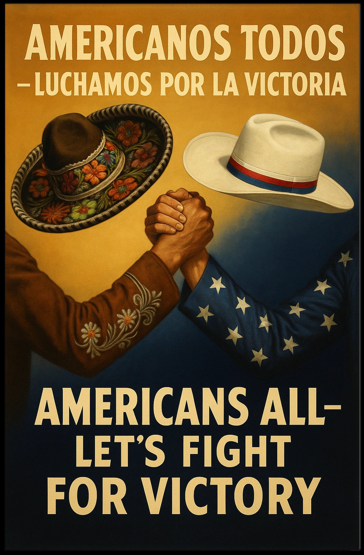Solidarity and Cooperation Unity Patriotic Diversity Poster