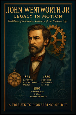 Tribute to Pioneering Spirit in Historical Poster