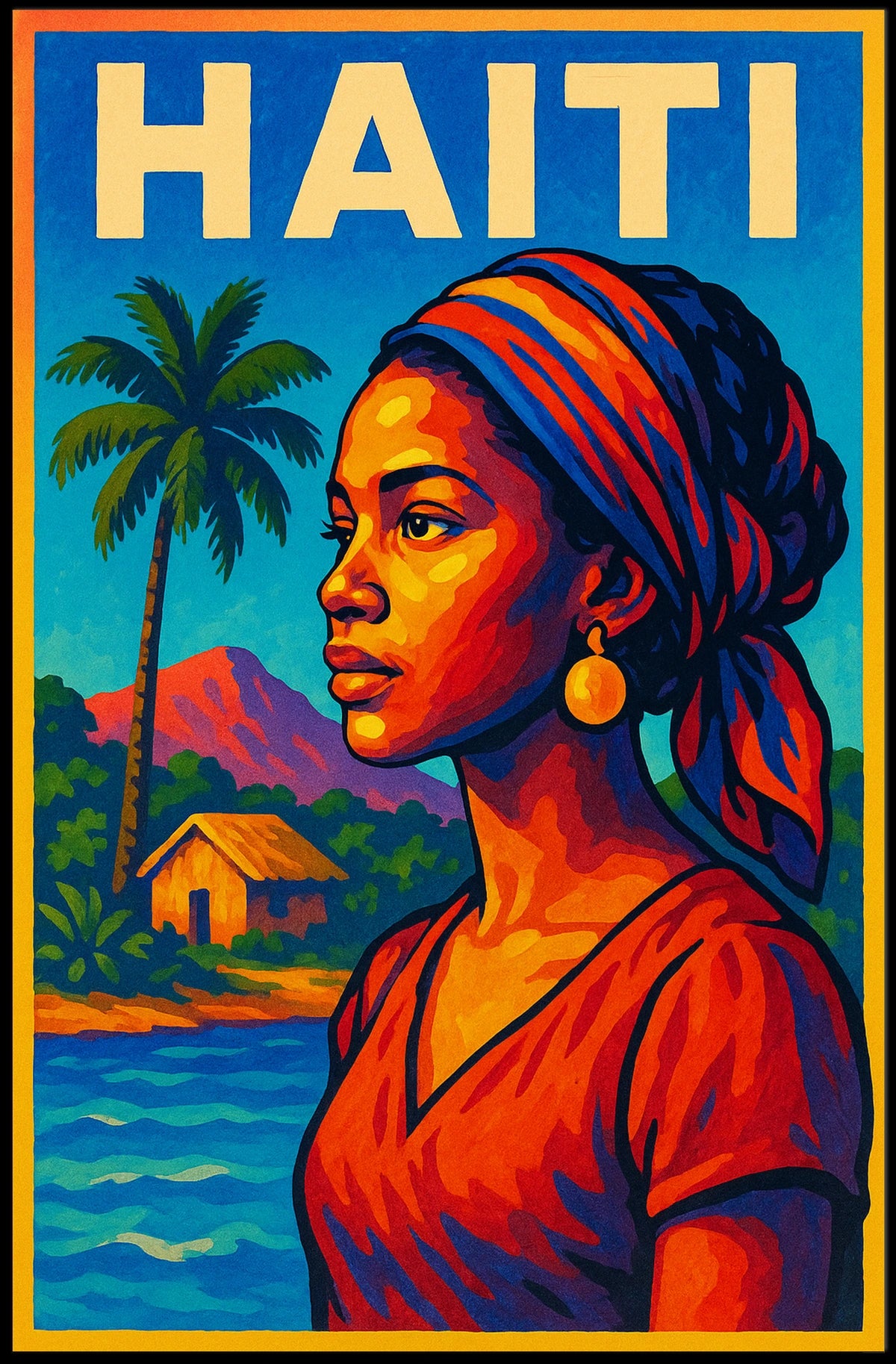 Haiti Vibrant Heritage Poster