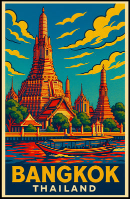 Bangkok Travel Poster
