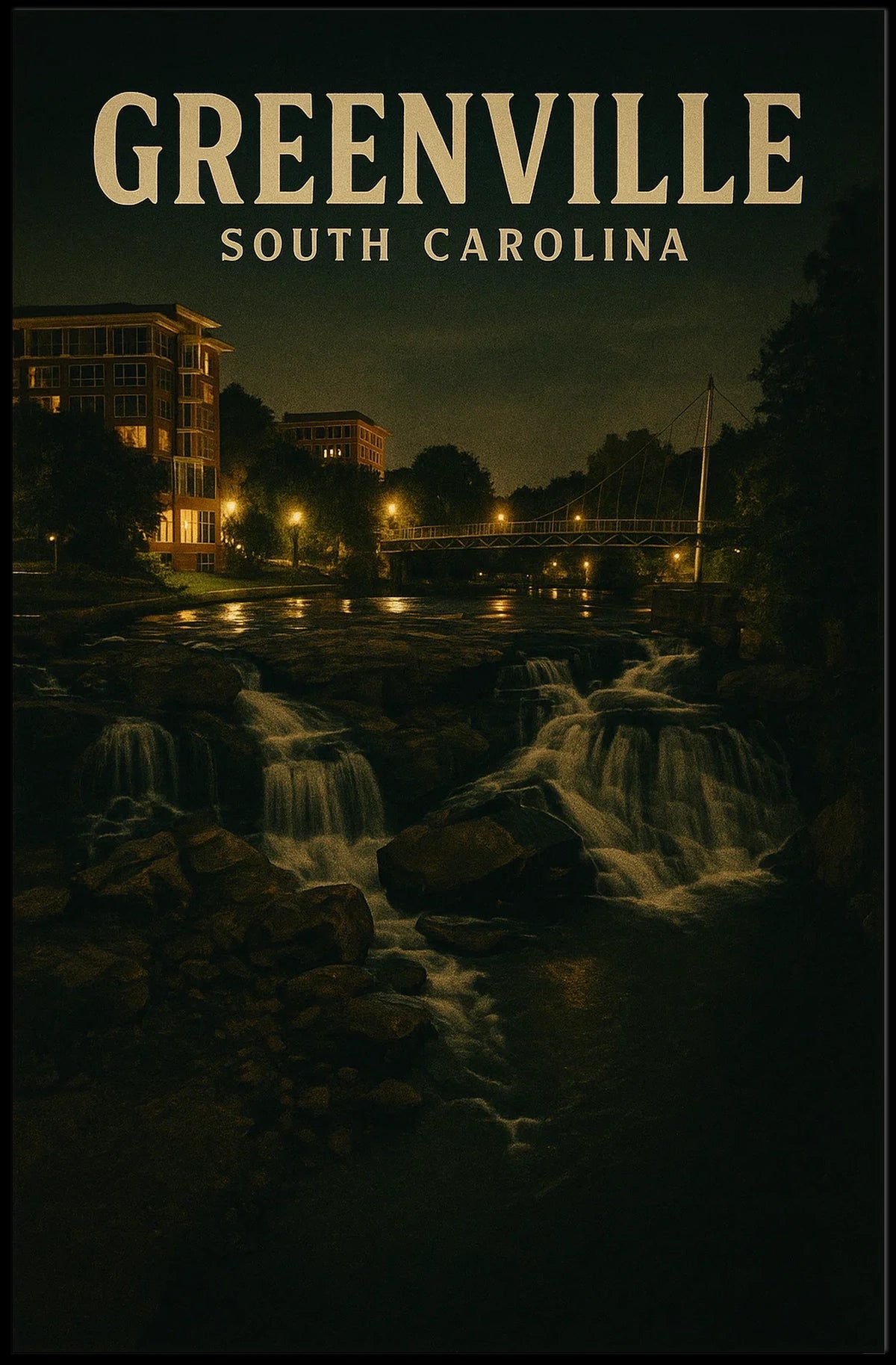 Greenville, South Carolina Poster