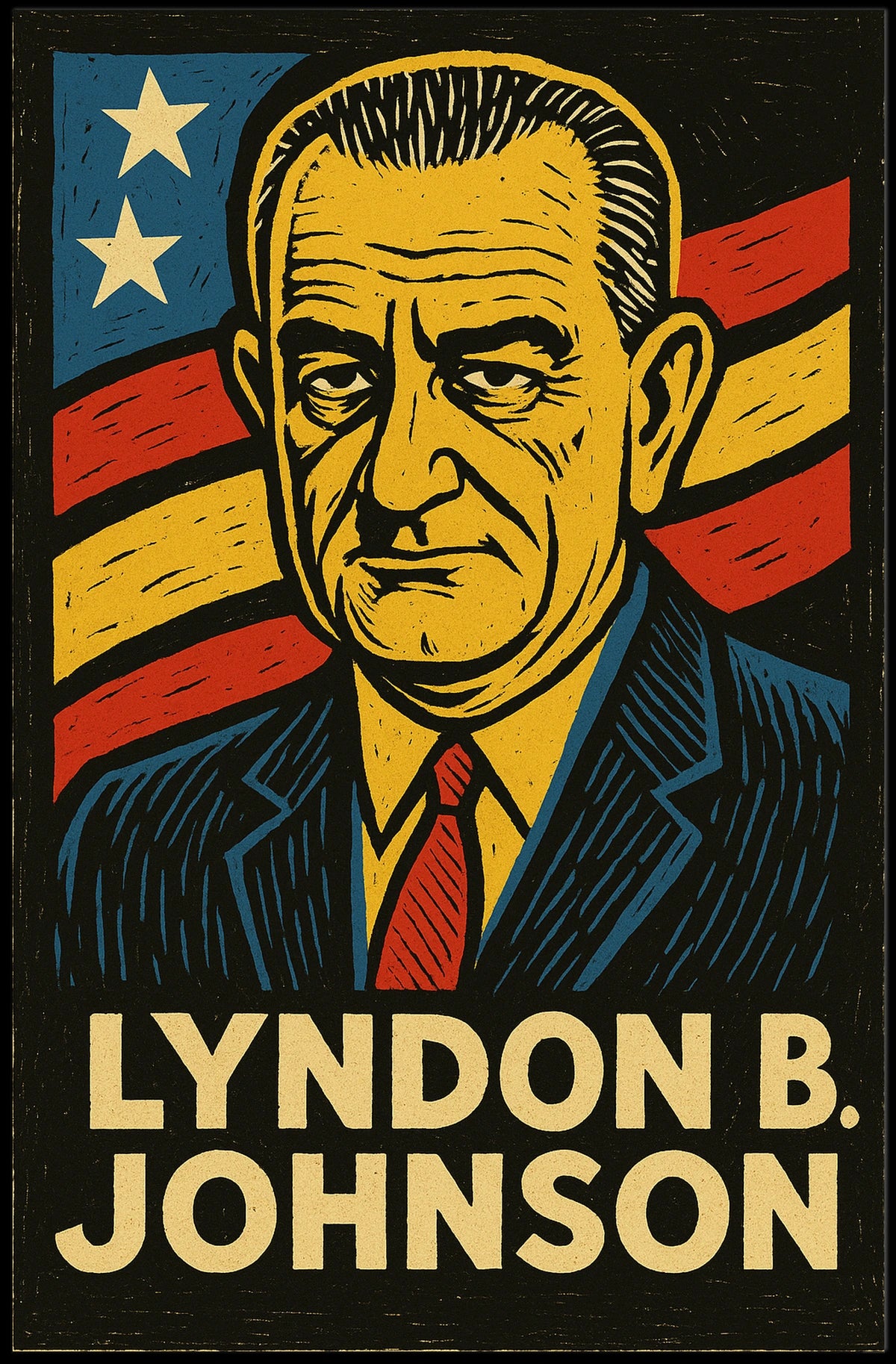 Lyndon B. Johnson Poster
