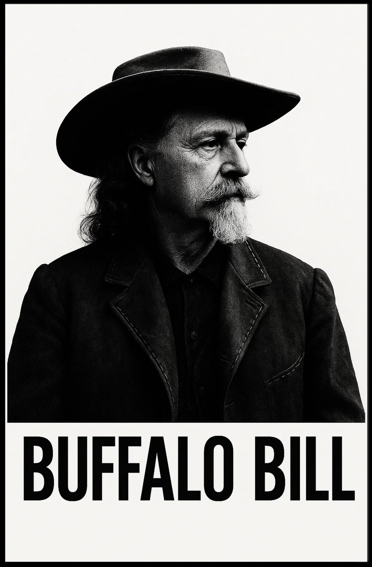 Buffalo Bill Historic American Old West Heritage Poster