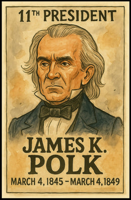 James K. Polk 11th President Poster