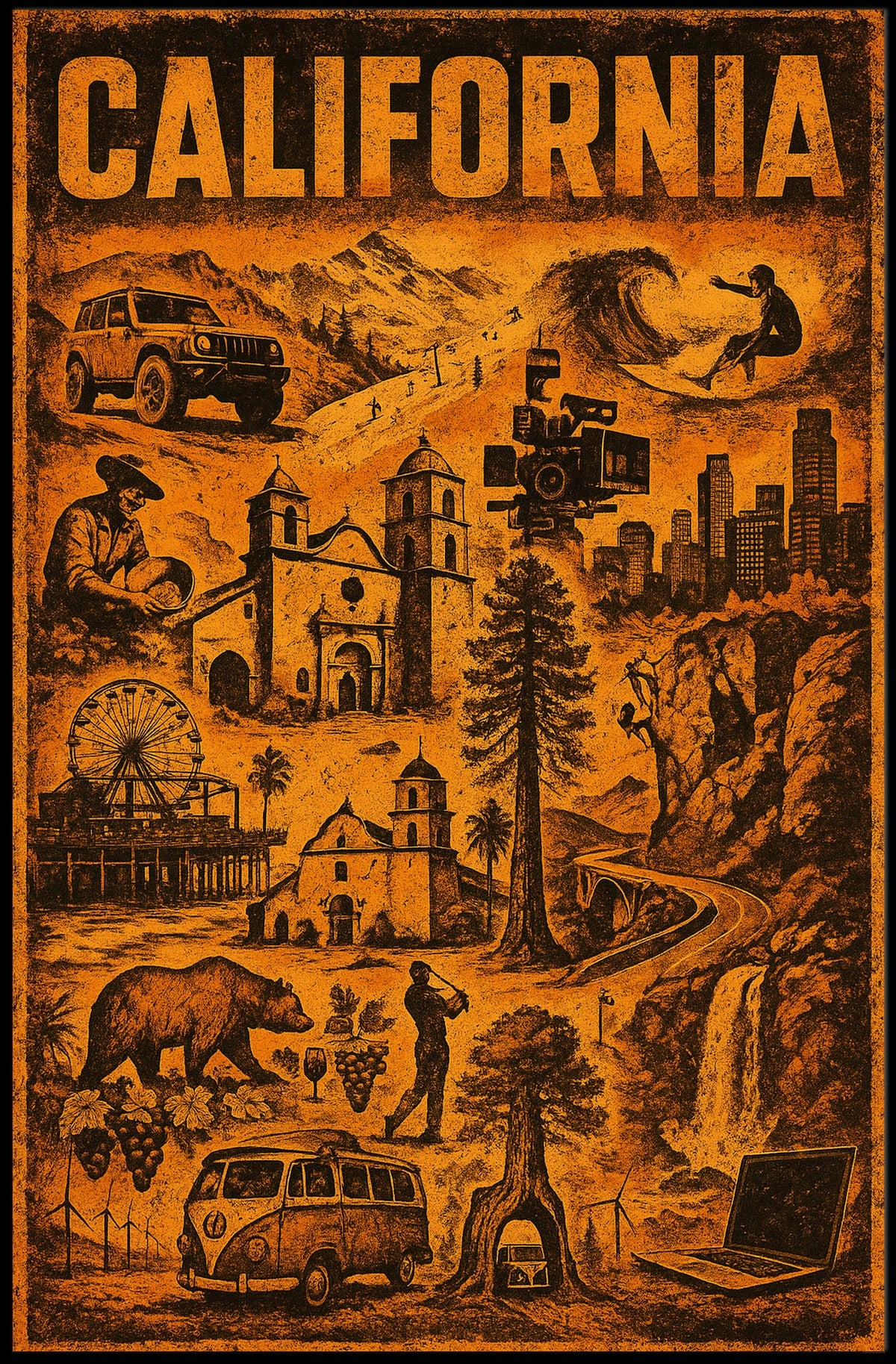 California Dreaming Poster