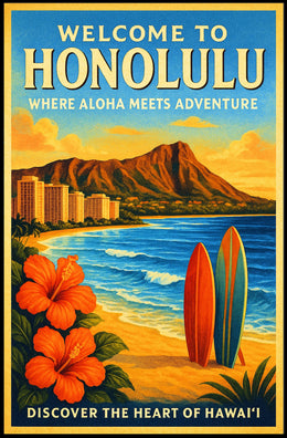 Welcome to Honolulu Poster