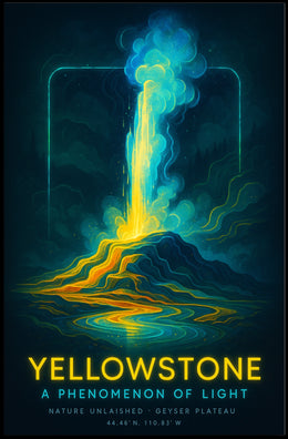 Yellowstone A Phenomenon of Light Poster