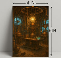 Steampunk Laboratory Adventure - Fantasy or Mythology Poster